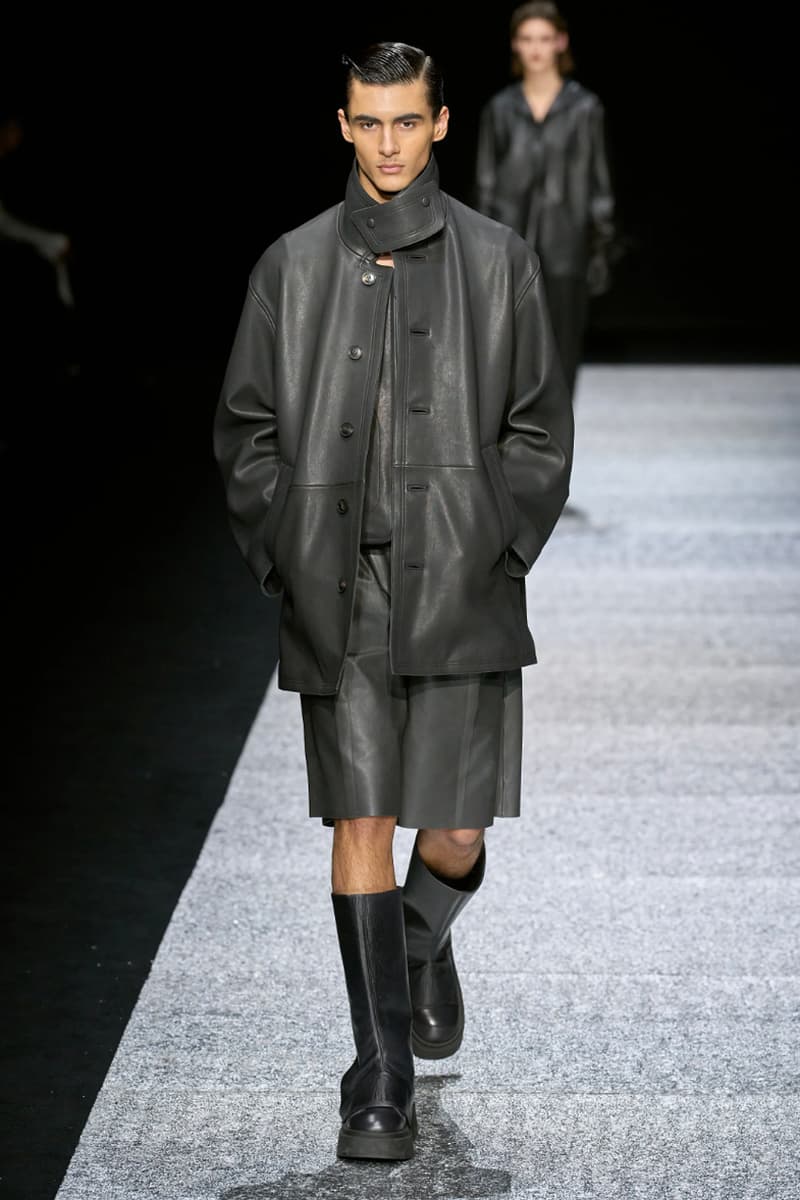 Emporio Armani Fall/Winter 2024 Collection Milan Fashion Week Men's Menswear Runway Images