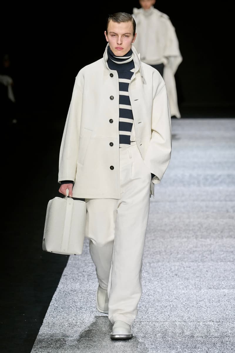 Emporio Armani Fall/Winter 2024 Collection Milan Fashion Week Men's Menswear Runway Images