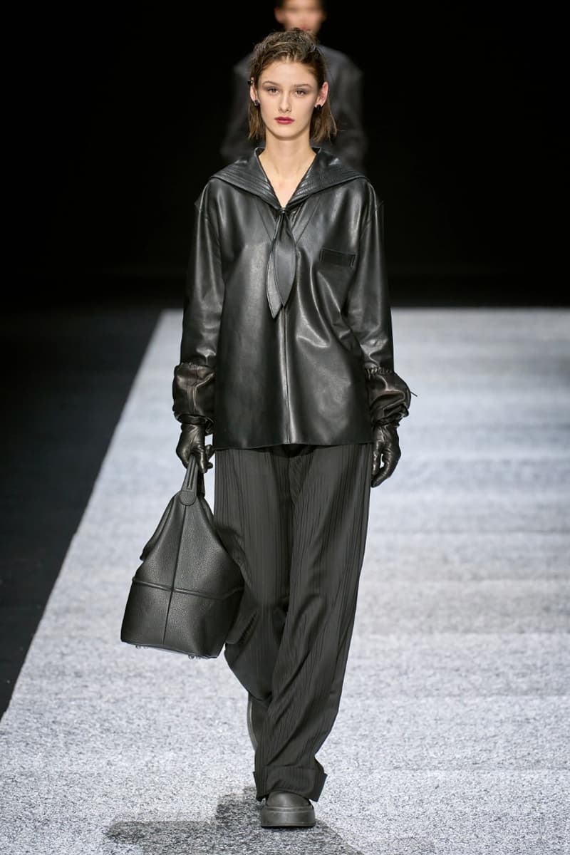 Emporio Armani Fall/Winter 2024 Collection Milan Fashion Week Men's Menswear Runway Images