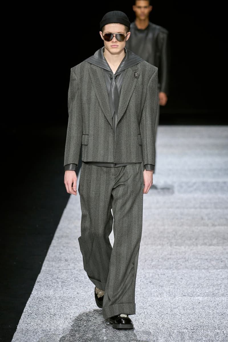 Emporio Armani Fall/Winter 2024 Collection Milan Fashion Week Men's Menswear Runway Images