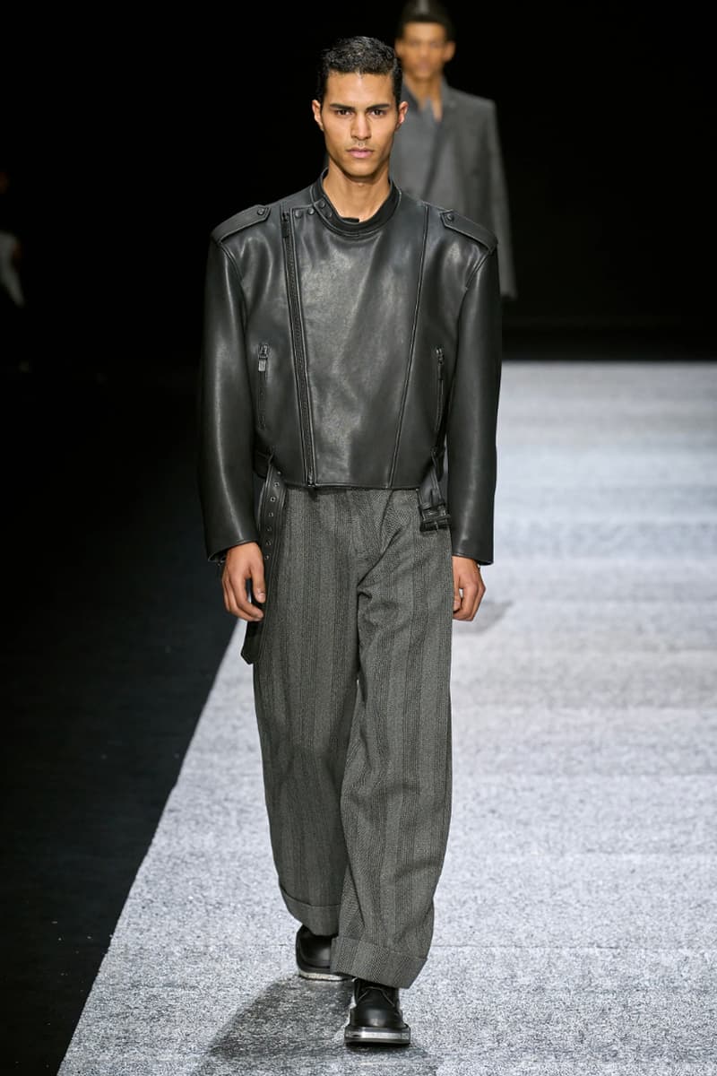 Emporio Armani Fall/Winter 2024 Collection Milan Fashion Week Men's Menswear Runway Images