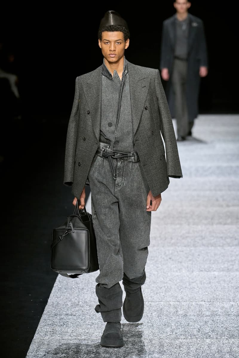 Emporio Armani Fall/Winter 2024 Collection Milan Fashion Week Men's Menswear Runway Images