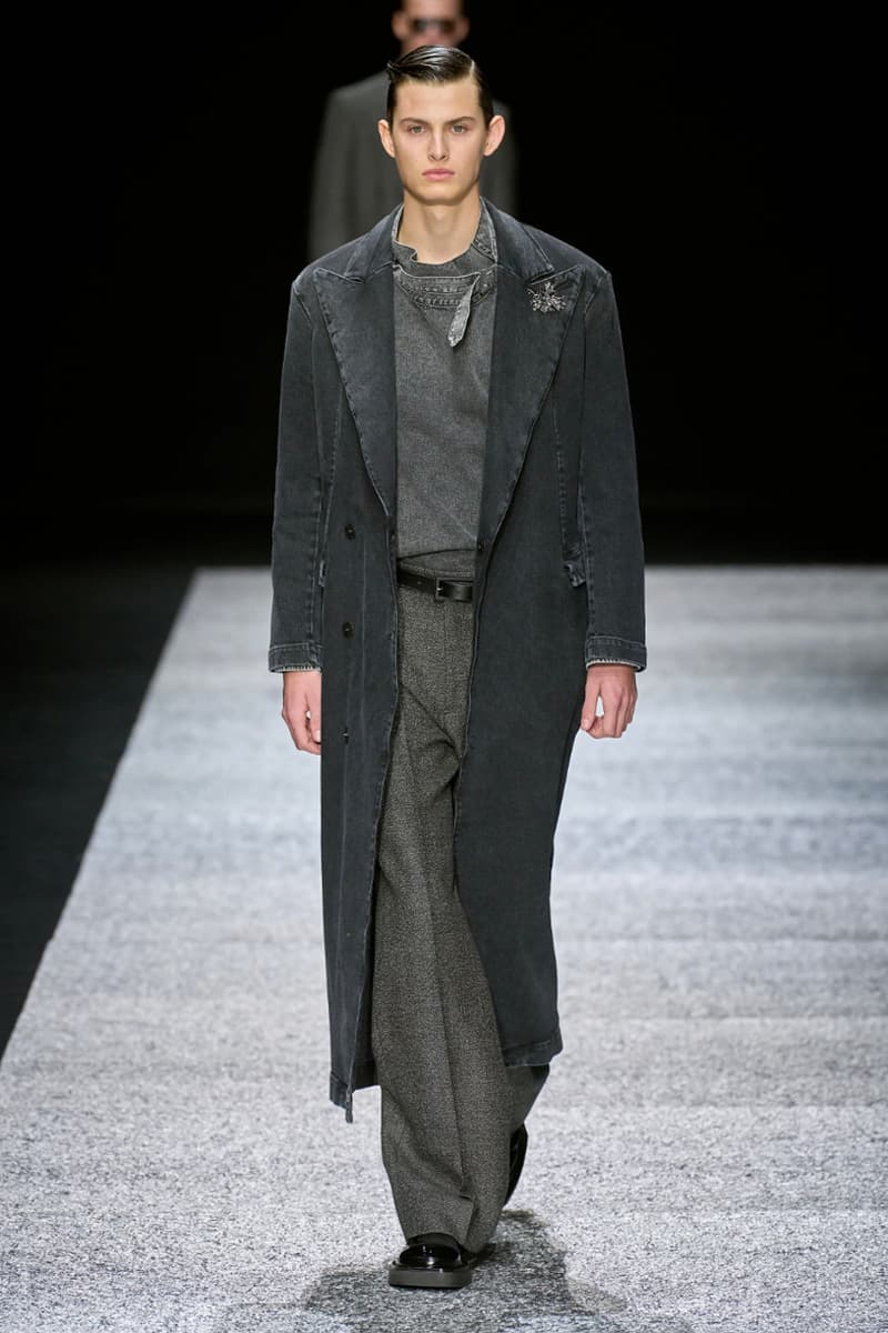 Emporio Armani Fall/Winter 2024 Collection Milan Fashion Week Men's Menswear Runway Images