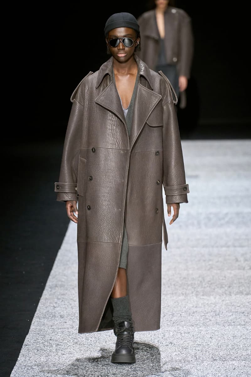 Emporio Armani Fall/Winter 2024 Collection Milan Fashion Week Men's Menswear Runway Images