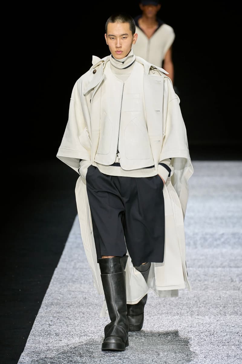 Emporio Armani Fall/Winter 2024 Collection Milan Fashion Week Men's Menswear Runway Images