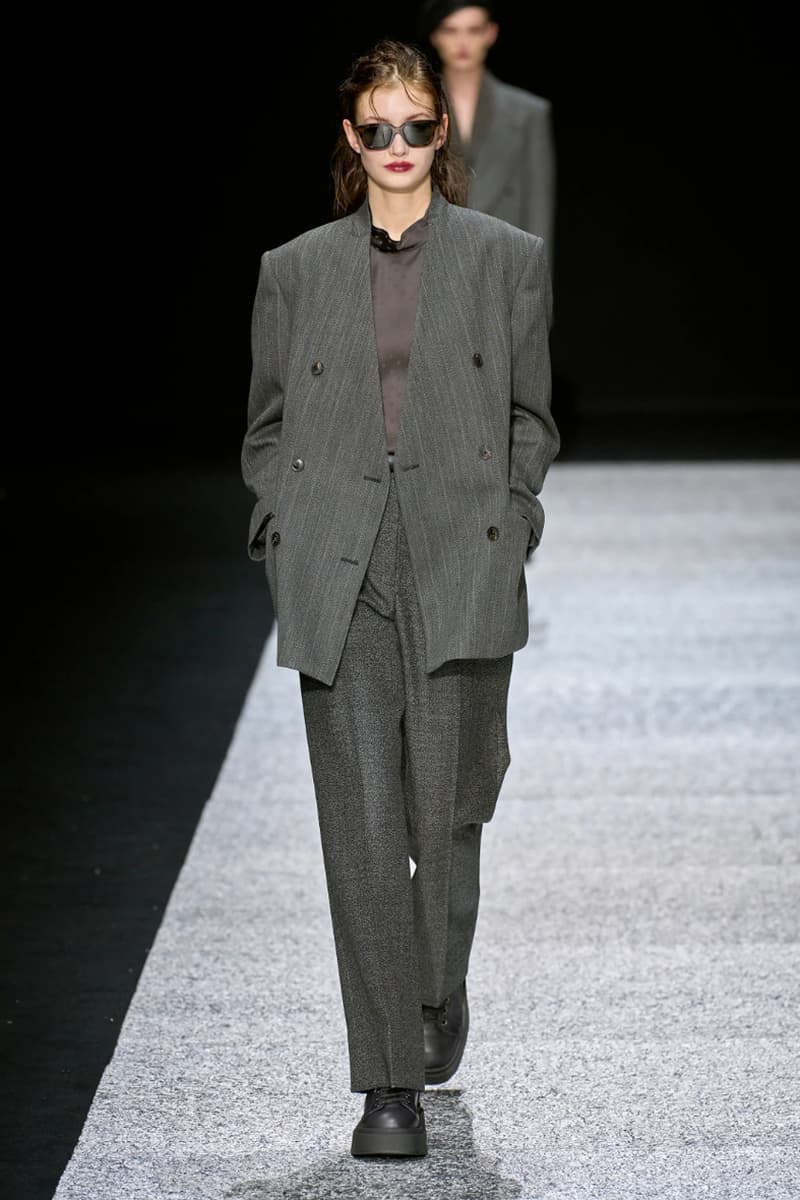 Emporio Armani Fall/Winter 2024 Collection Milan Fashion Week Men's Menswear Runway Images