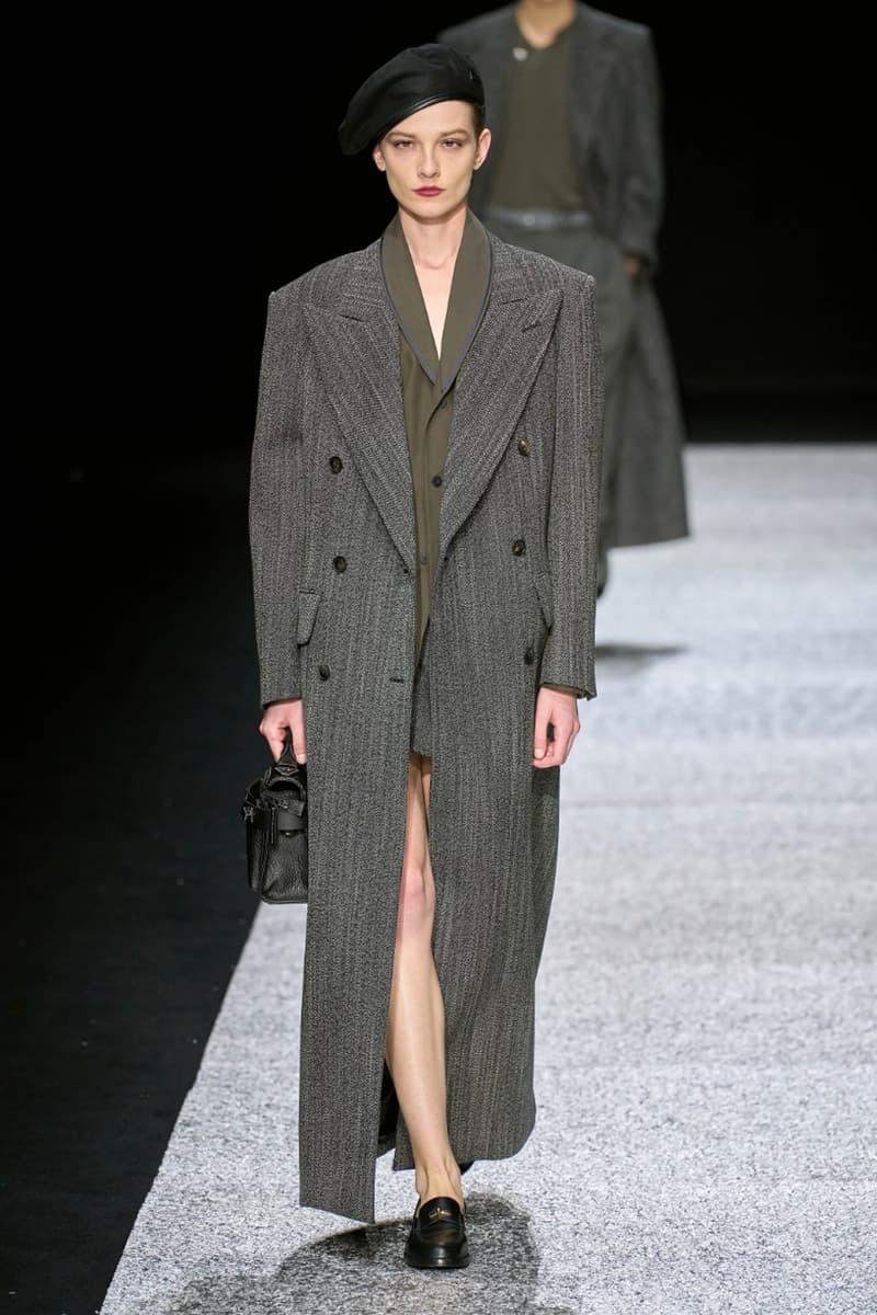 Emporio Armani Fall/Winter 2024 Collection Milan Fashion Week Men's Menswear Runway Images