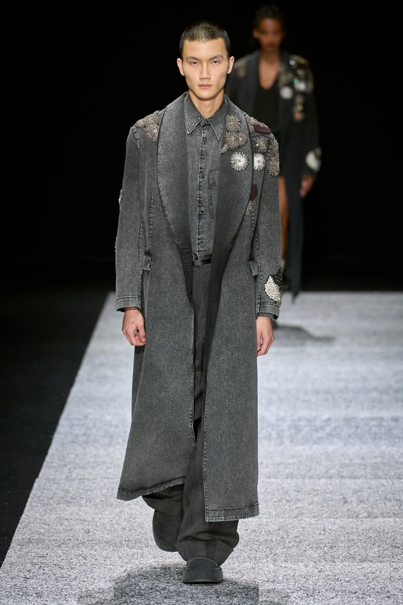 Emporio Armani Fall/Winter 2024 Collection Milan Fashion Week Men's Menswear Runway Images