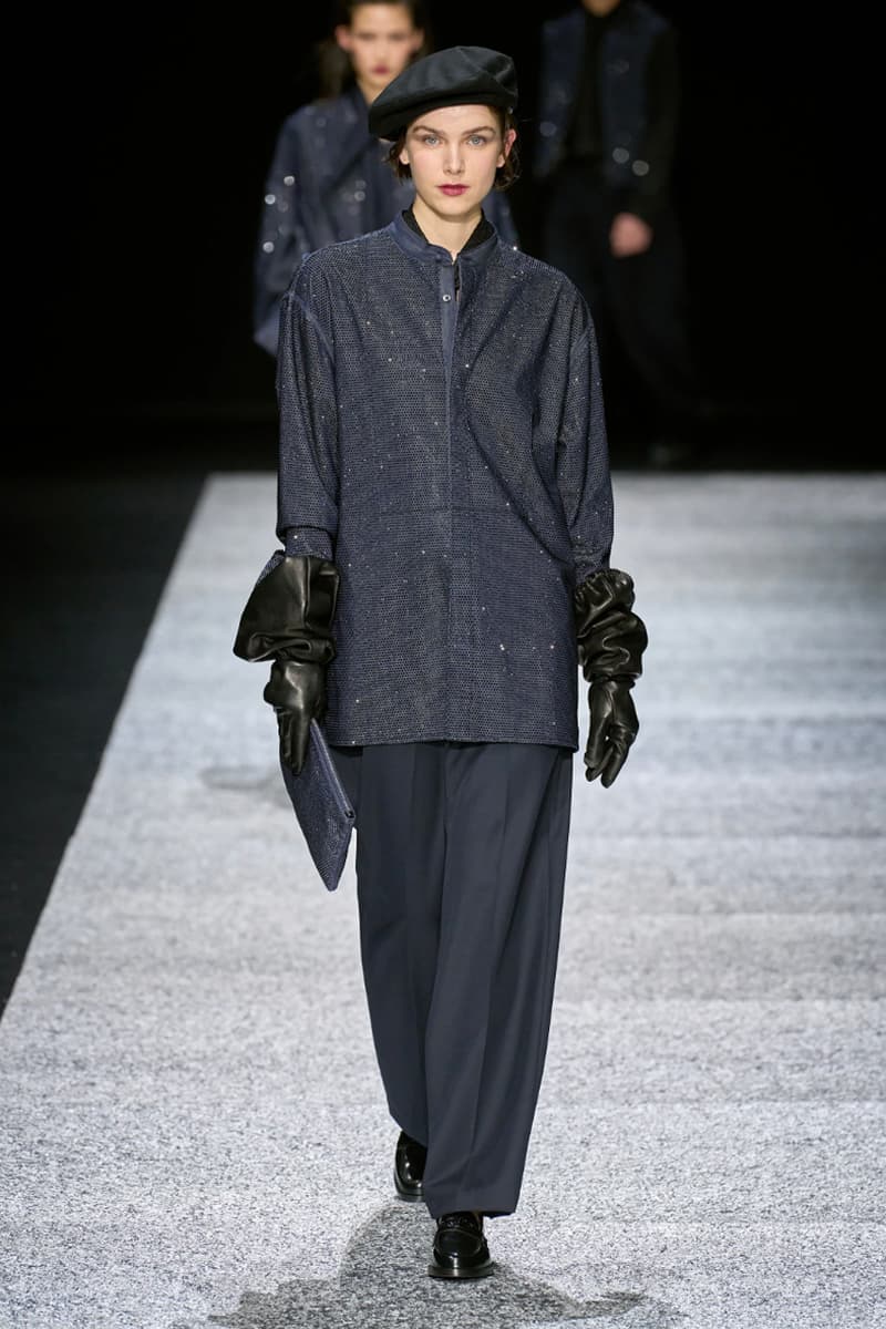 Emporio Armani Fall/Winter 2024 Collection Milan Fashion Week Men's Menswear Runway Images