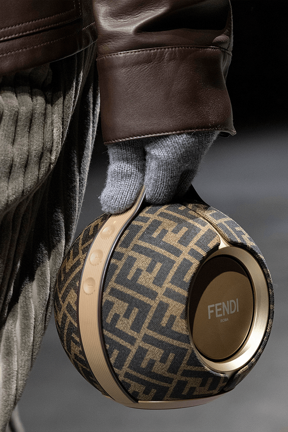 FENDI DEVIALET Mania Portable Speaker Milan fashion week tech collaboration