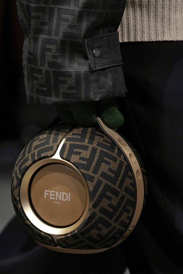 FENDI DEVIALET Mania Portable Speaker Milan fashion week tech collaboration