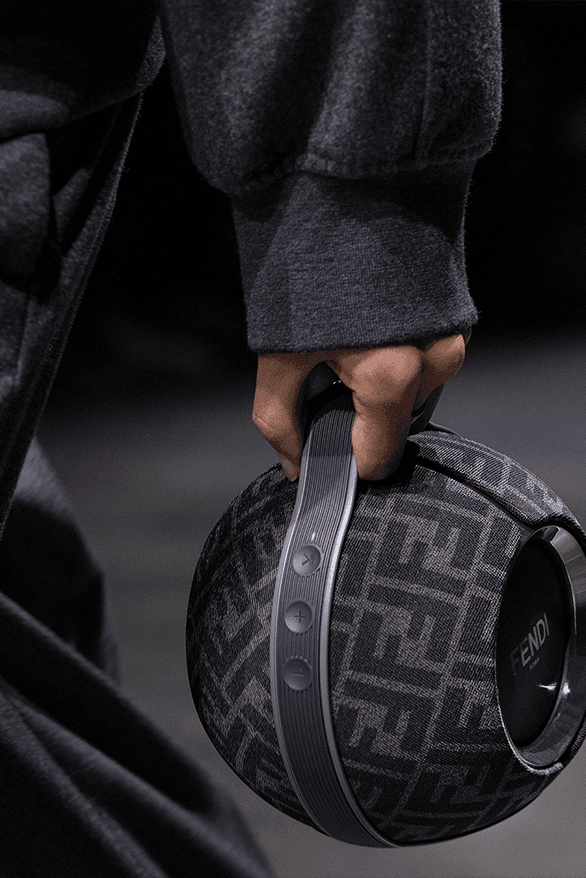 FENDI DEVIALET Mania Portable Speaker Milan fashion week tech collaboration
