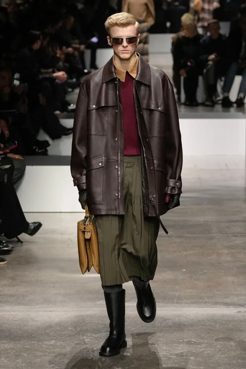 Fendi Fall/Winter 2024 Menswear Collection Milan Fashion Week Runway Images