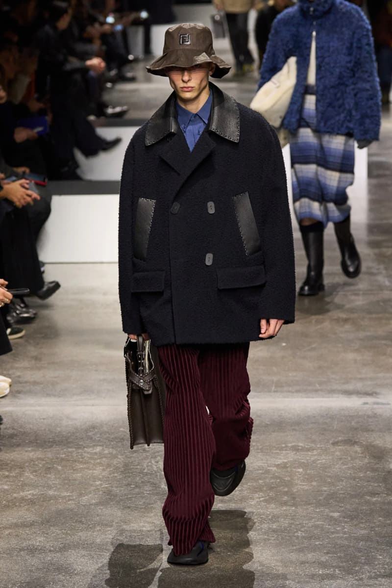 Fendi Fall/Winter 2024 Menswear Collection Milan Fashion Week Runway Images