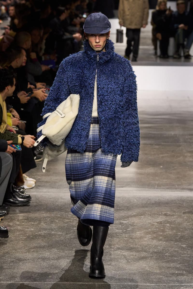 Fendi Fall/Winter 2024 Menswear Collection Milan Fashion Week Runway Images