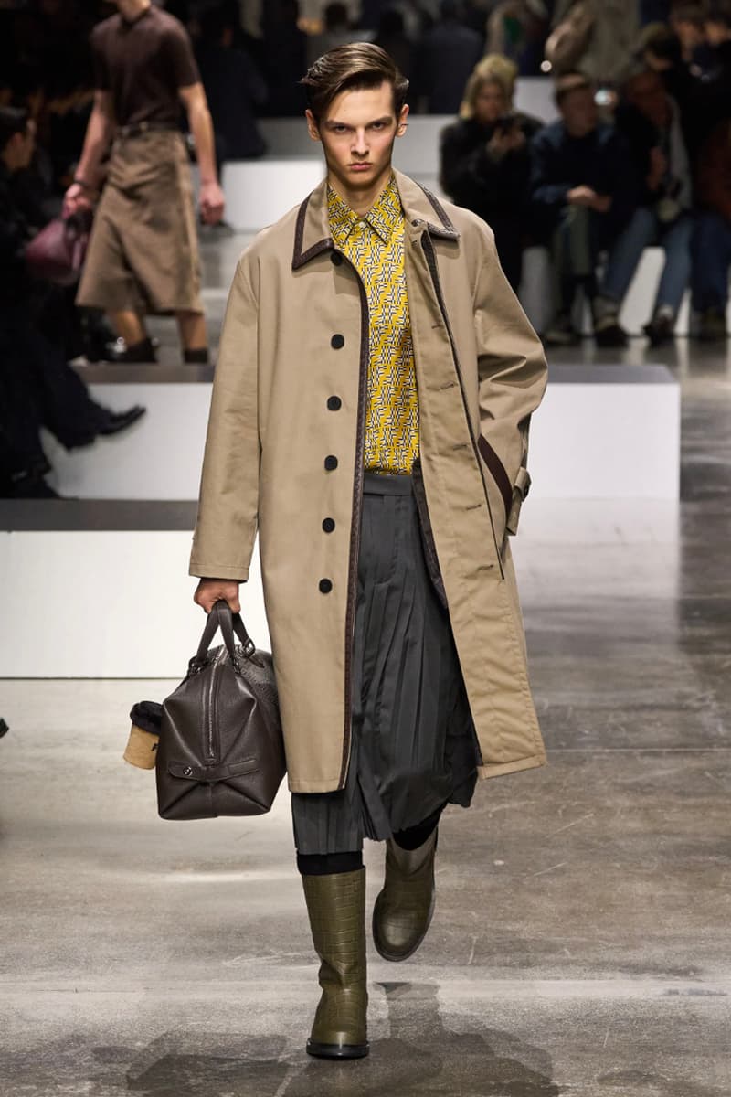 Fendi Fall/Winter 2024 Menswear Collection Milan Fashion Week Runway Images