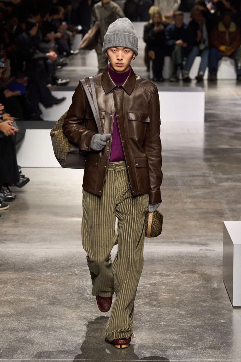 Fendi Fall/Winter 2024 Menswear Collection Milan Fashion Week Runway Images