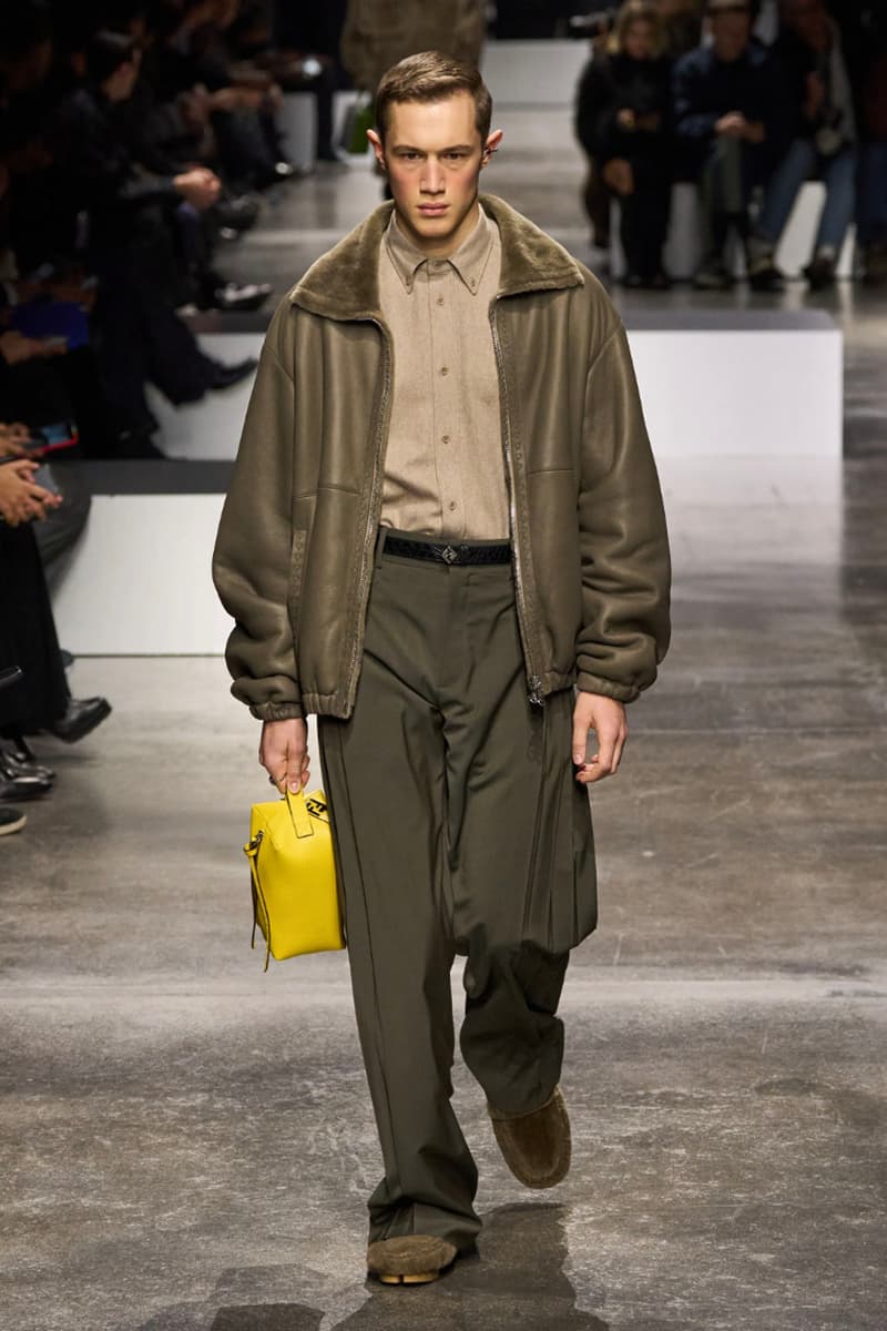 Fendi Fall/Winter 2024 Menswear Collection Milan Fashion Week Runway Images