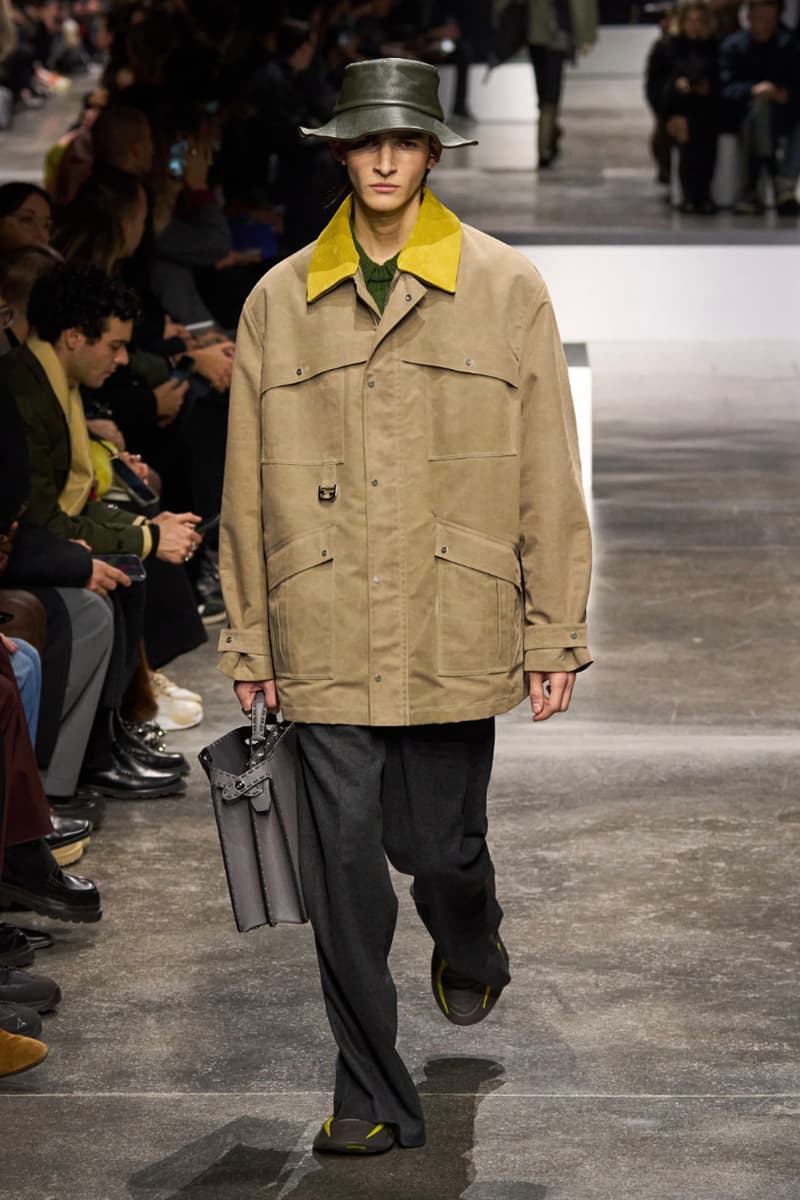 Fendi Fall/Winter 2024 Menswear Collection Milan Fashion Week Runway Images