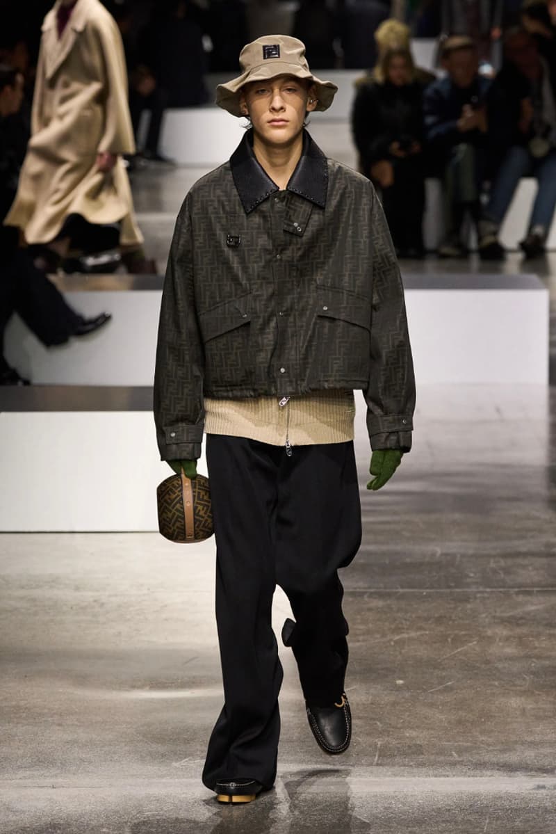 Fendi Fall/Winter 2024 Menswear Collection Milan Fashion Week Runway Images