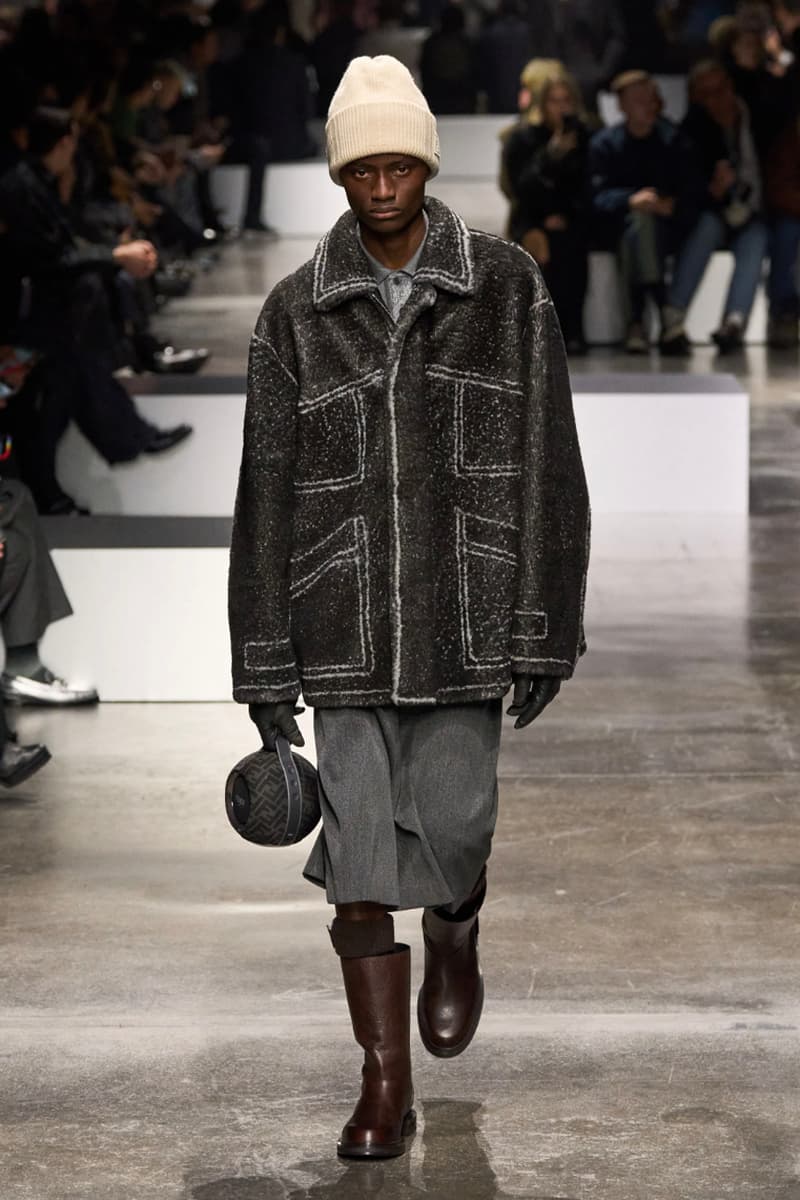 Fendi Fall/Winter 2024 Menswear Collection Milan Fashion Week Runway Images