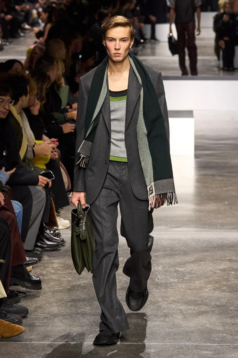 Fendi Fall/Winter 2024 Menswear Collection Milan Fashion Week Runway Images