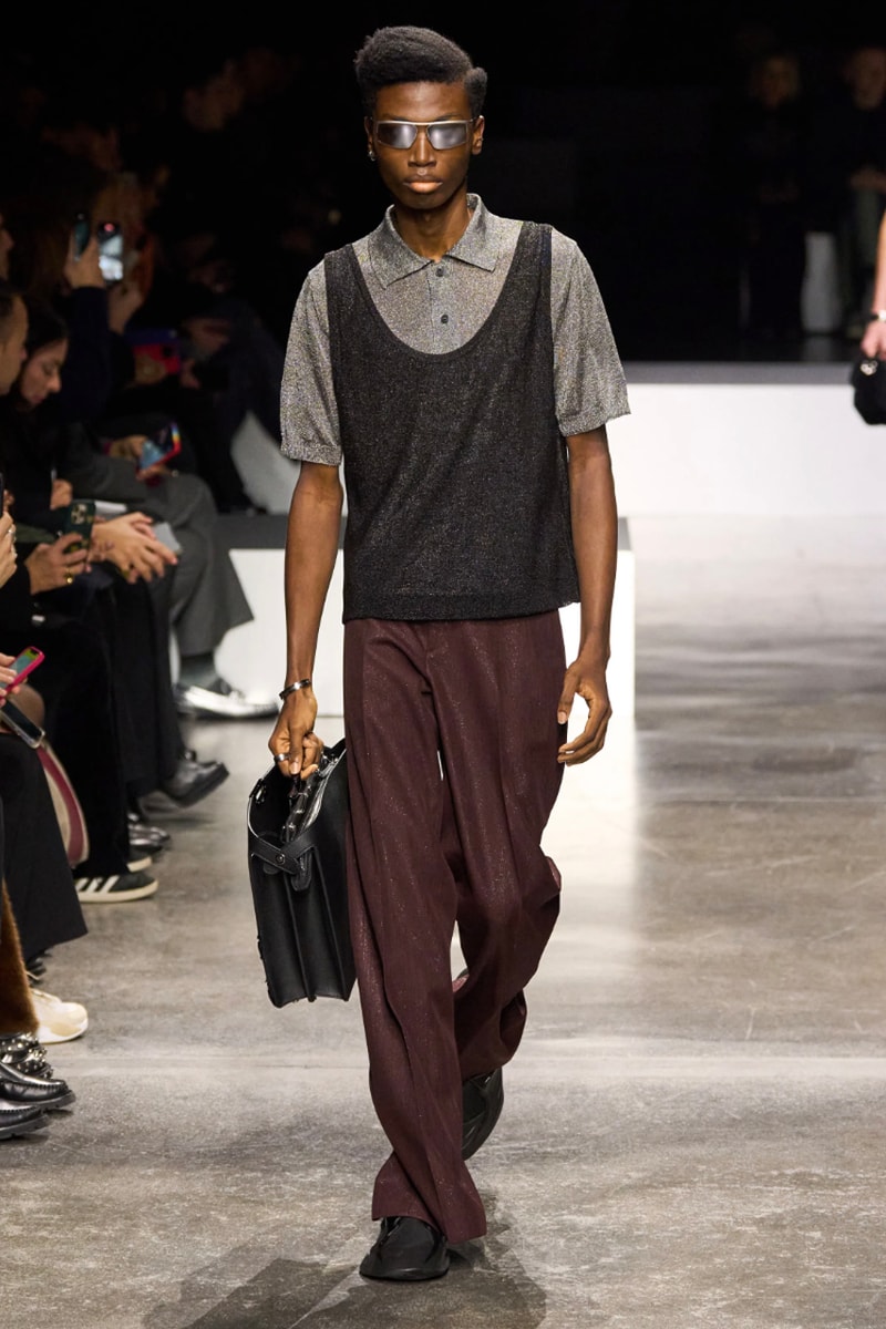 Fendi Fall/Winter 2024 Menswear Collection Milan Fashion Week Runway Images