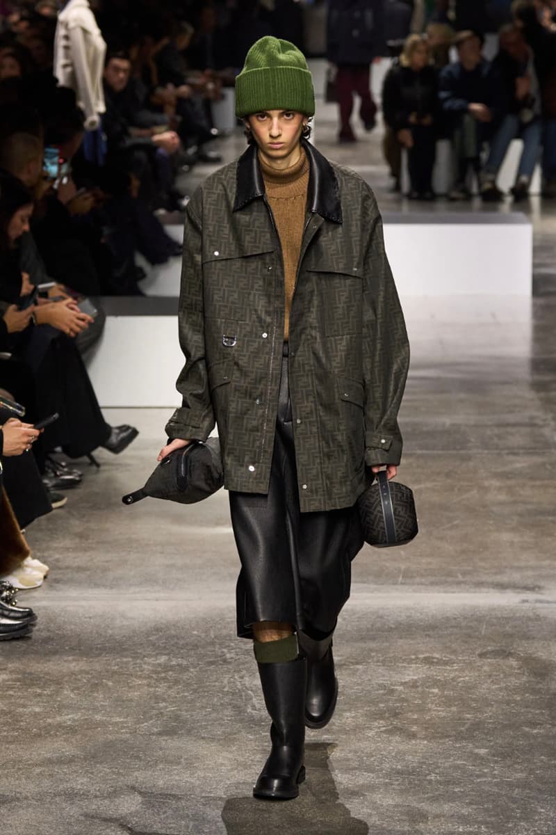 Fendi Fall/Winter 2024 Menswear Collection Milan Fashion Week Runway Images