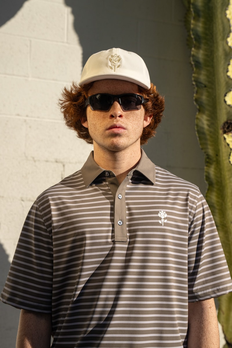 fiori golf outdoor collection 2024 t shirt polo hat headcover jacket white blue gray