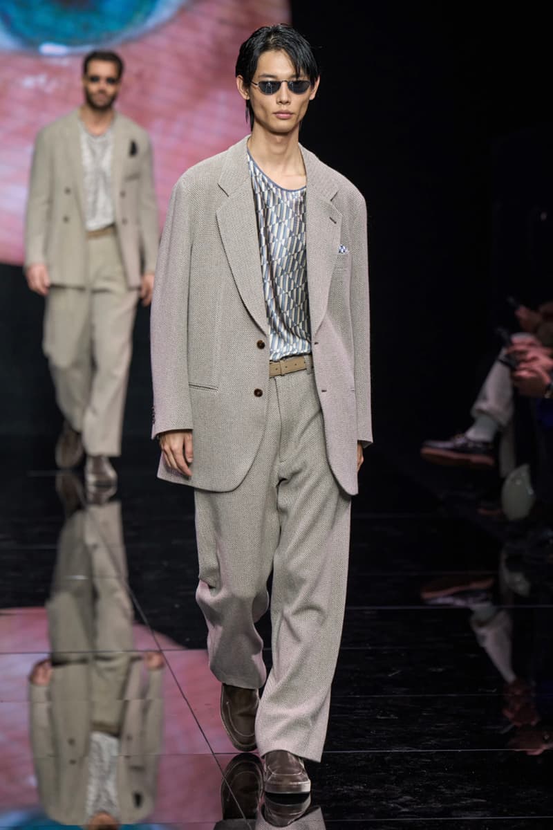 Giorgio Armani Fall/Winter 2024 Menswear Collection Milan Fashion Week Men's Runway Images