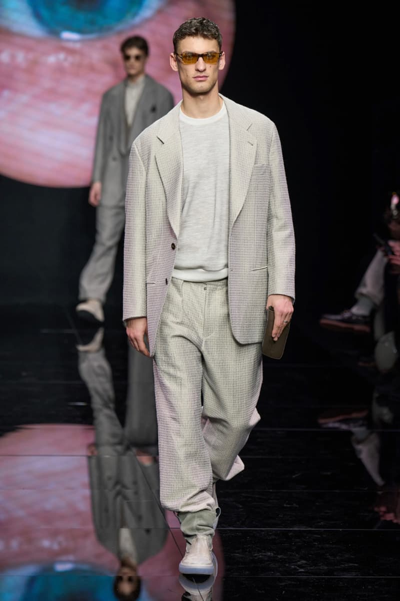 Giorgio Armani Fall/Winter 2024 Menswear Collection Milan Fashion Week Men's Runway Images