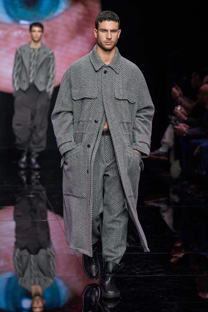 Giorgio Armani Fall/Winter 2024 Menswear Collection Milan Fashion Week Men's Runway Images