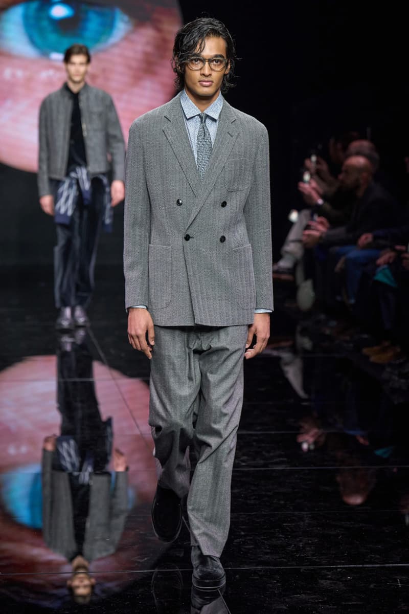 Giorgio Armani Fall/Winter 2024 Menswear Collection Milan Fashion Week Men's Runway Images