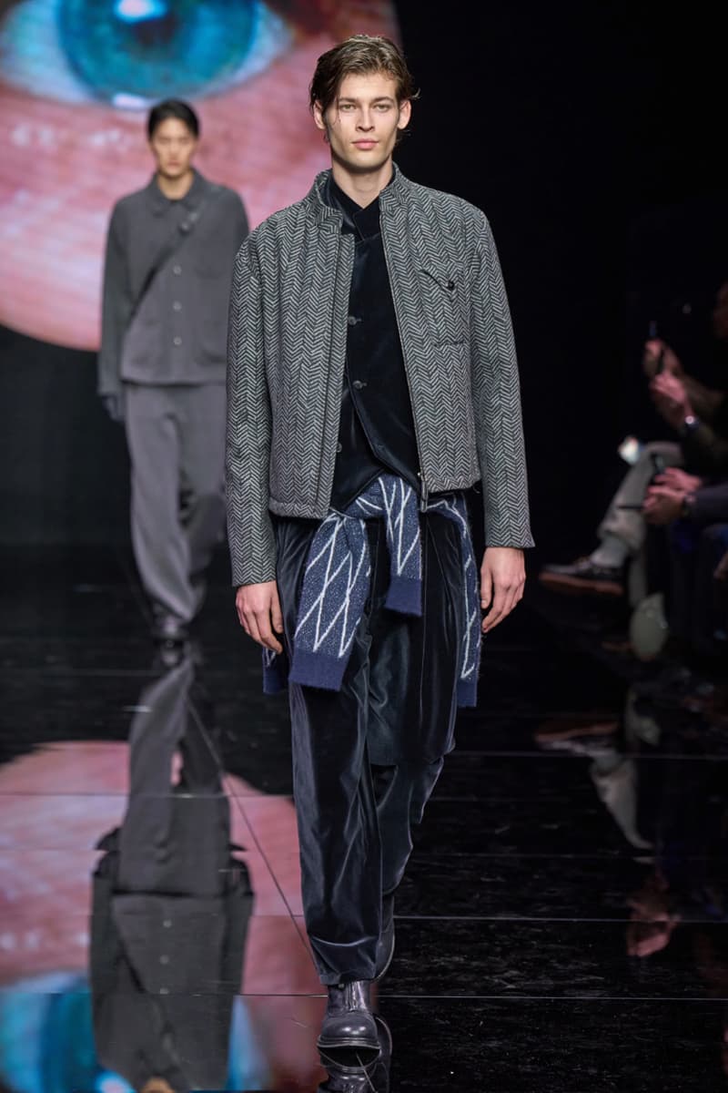 Giorgio Armani Fall/Winter 2024 Menswear Collection Milan Fashion Week Men's Runway Images