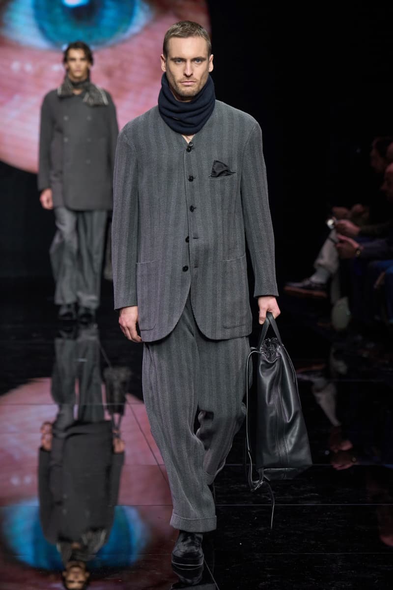 Giorgio Armani Fall/Winter 2024 Menswear Collection Milan Fashion Week Men's Runway Images