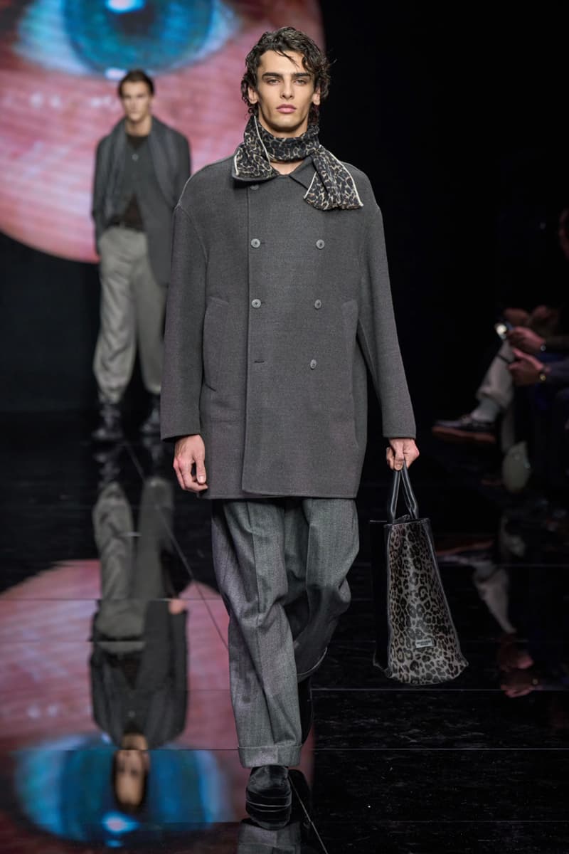 Giorgio Armani Fall/Winter 2024 Menswear Collection Milan Fashion Week Men's Runway Images