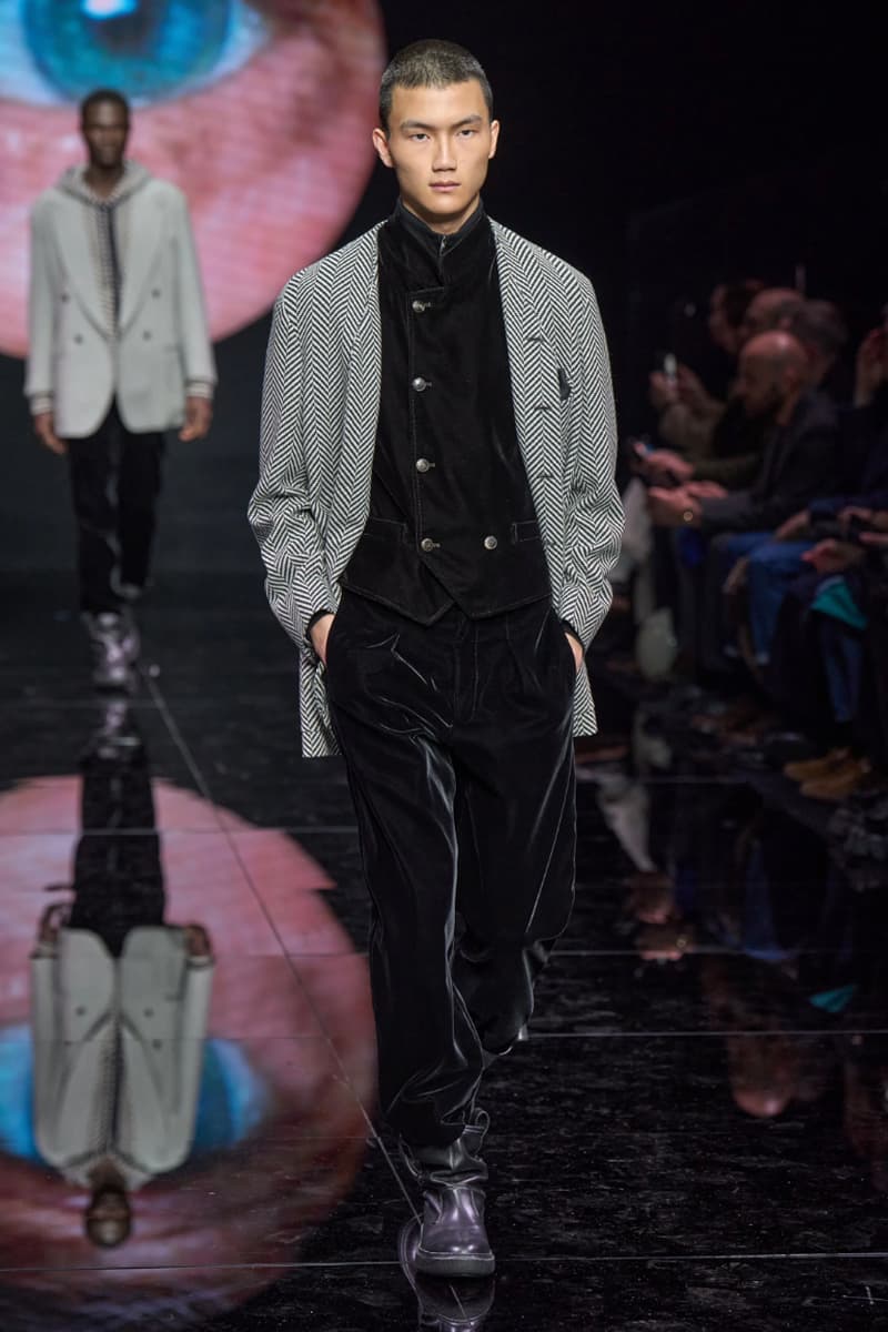 Giorgio Armani Fall/Winter 2024 Menswear Collection Milan Fashion Week Men's Runway Images