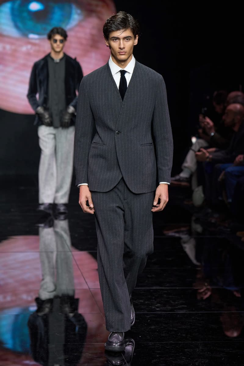 Giorgio Armani Fall/Winter 2024 Menswear Collection Milan Fashion Week Men's Runway Images