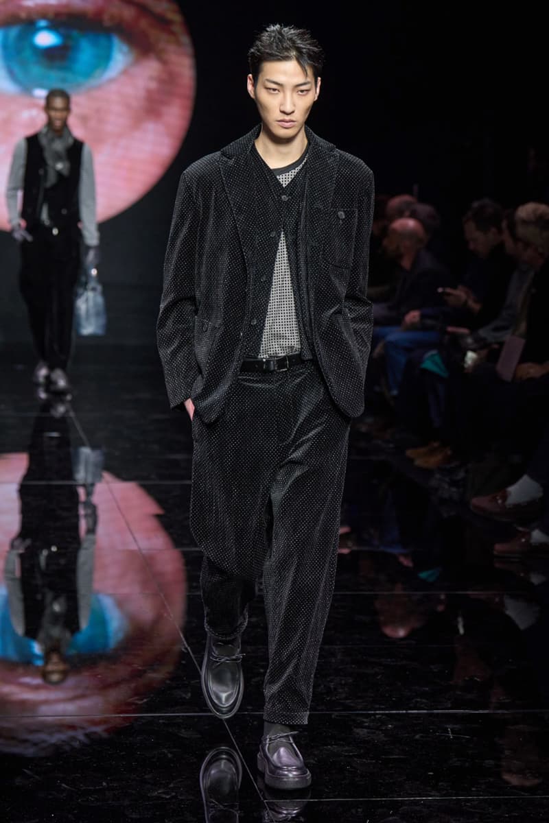 Giorgio Armani Fall/Winter 2024 Menswear Collection Milan Fashion Week Men's Runway Images