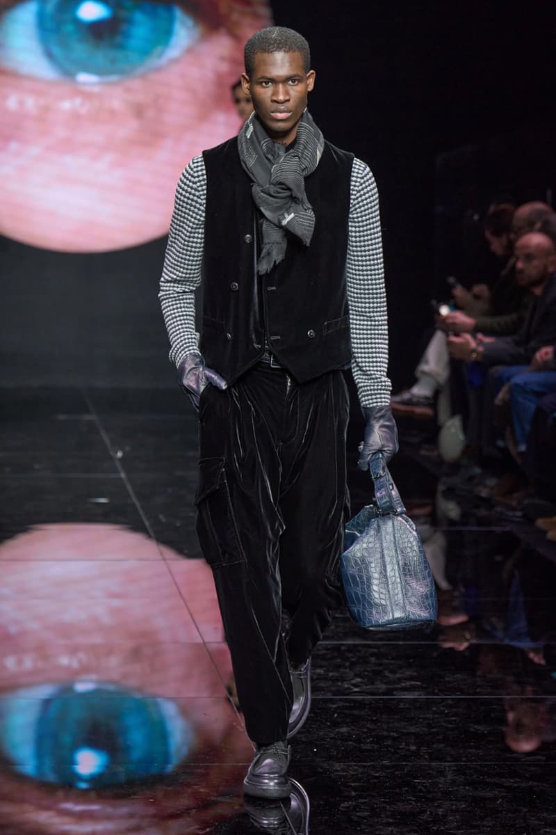 Giorgio Armani Fall/Winter 2024 Menswear Collection Milan Fashion Week Men's Runway Images