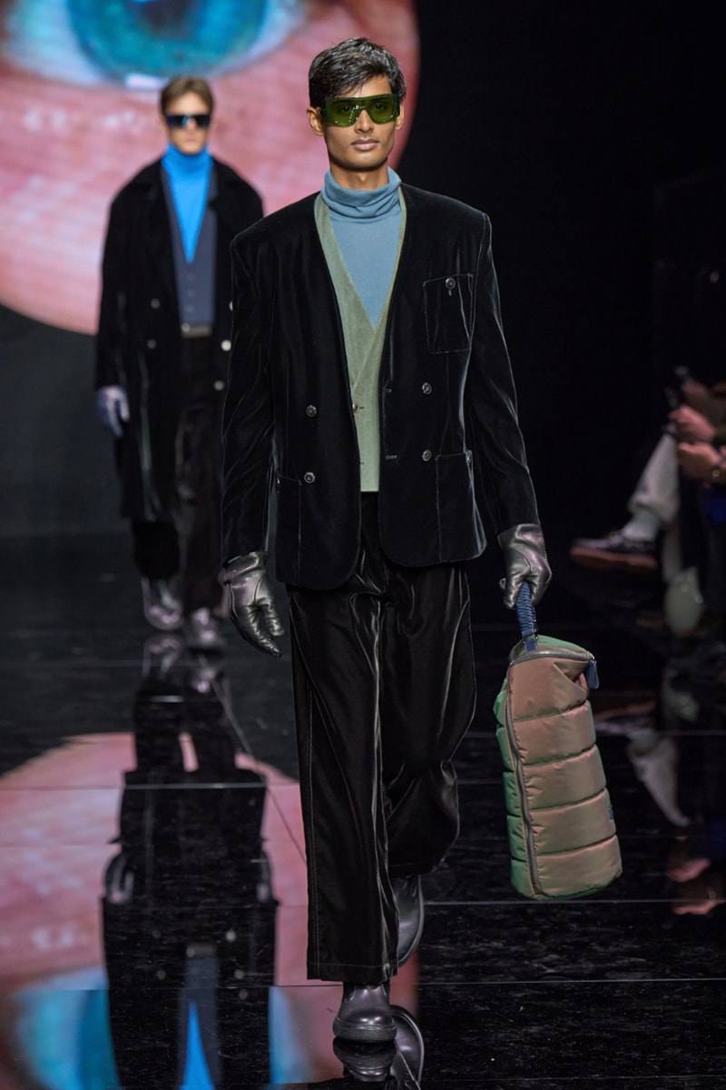 Giorgio Armani Fall/Winter 2024 Menswear Collection Milan Fashion Week Men's Runway Images