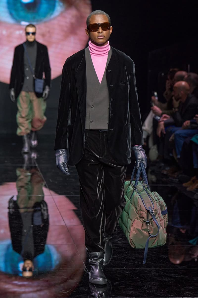 Giorgio Armani Fall/Winter 2024 Menswear Collection Milan Fashion Week Men's Runway Images