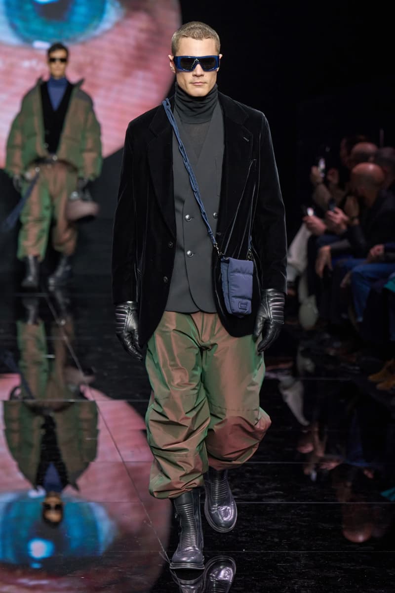 Giorgio Armani Fall/Winter 2024 Menswear Collection Milan Fashion Week Men's Runway Images