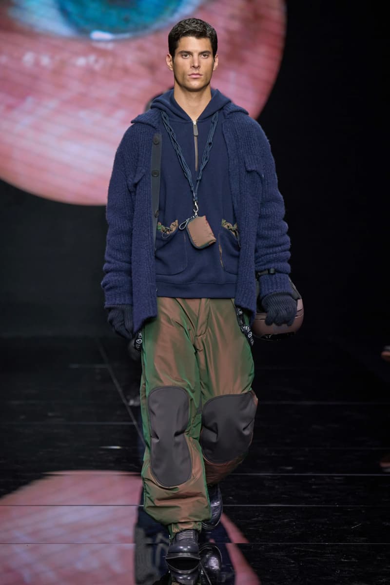 Giorgio Armani Fall/Winter 2024 Menswear Collection Milan Fashion Week Men's Runway Images