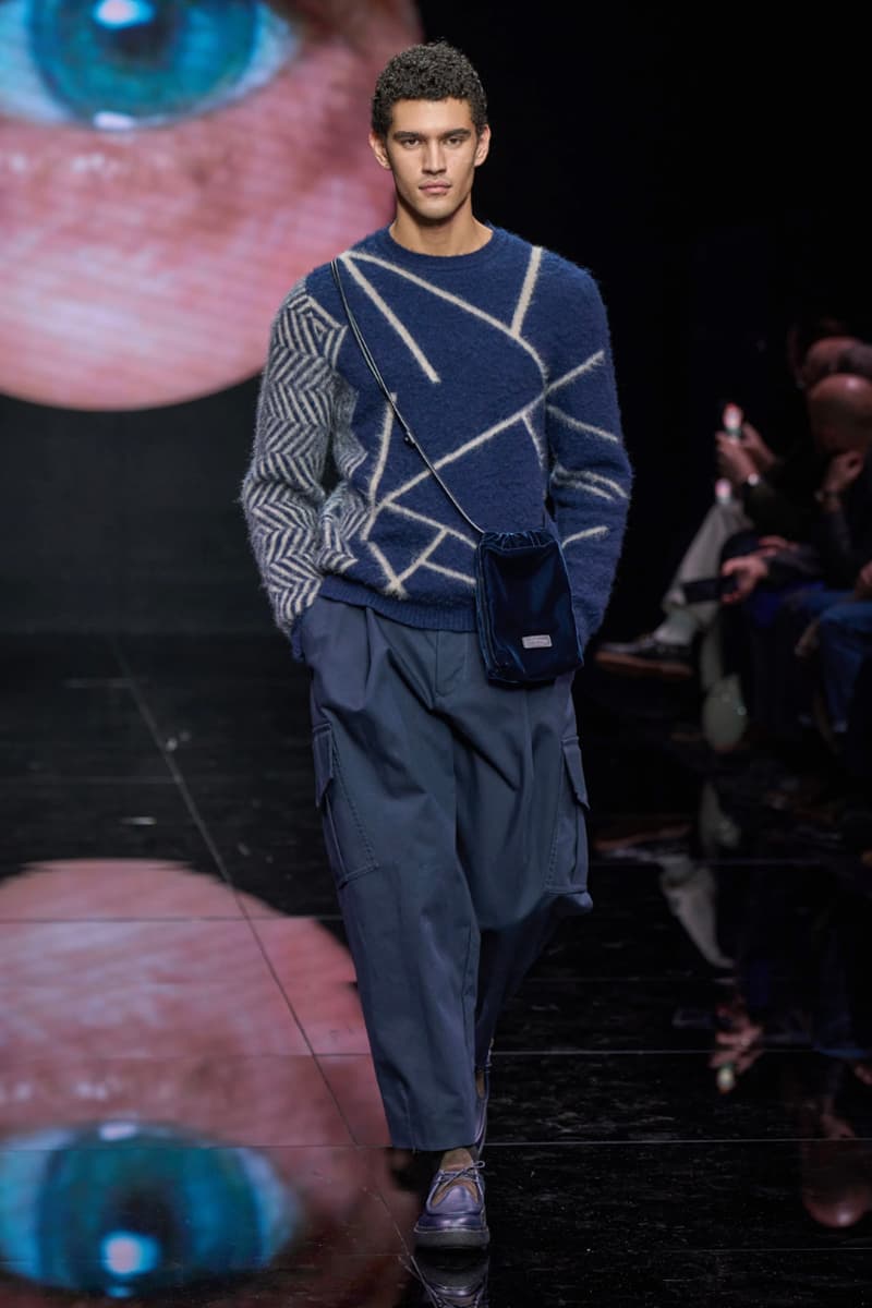 Giorgio Armani Fall/Winter 2024 Menswear Collection Milan Fashion Week Men's Runway Images