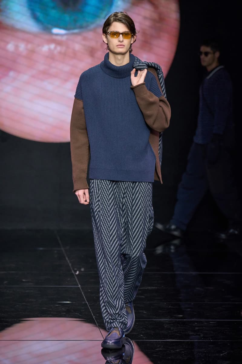 Giorgio Armani Fall/Winter 2024 Menswear Collection Milan Fashion Week Men's Runway Images