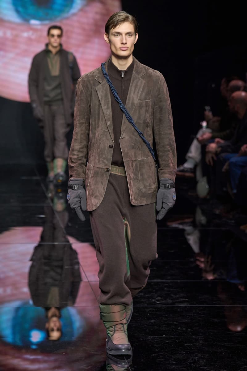 Giorgio Armani Fall/Winter 2024 Menswear Collection Milan Fashion Week Men's Runway Images