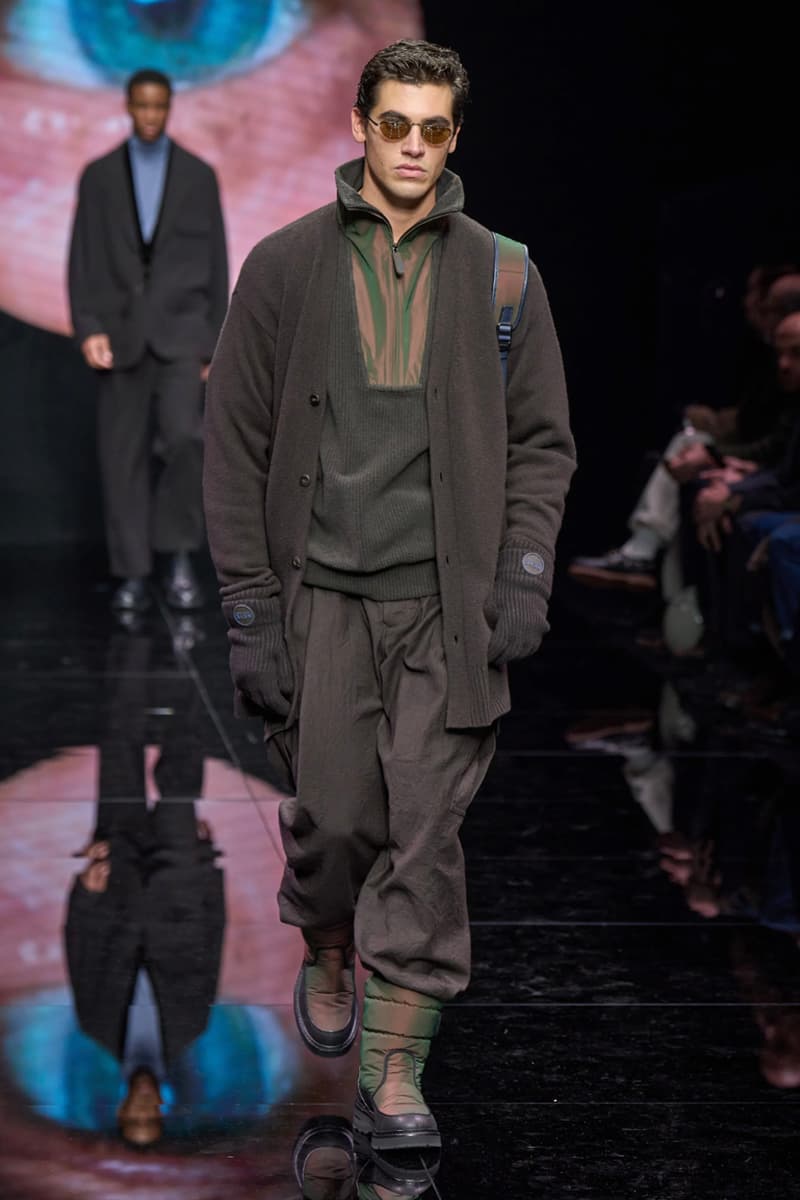 Giorgio Armani Fall/Winter 2024 Menswear Collection Milan Fashion Week Men's Runway Images