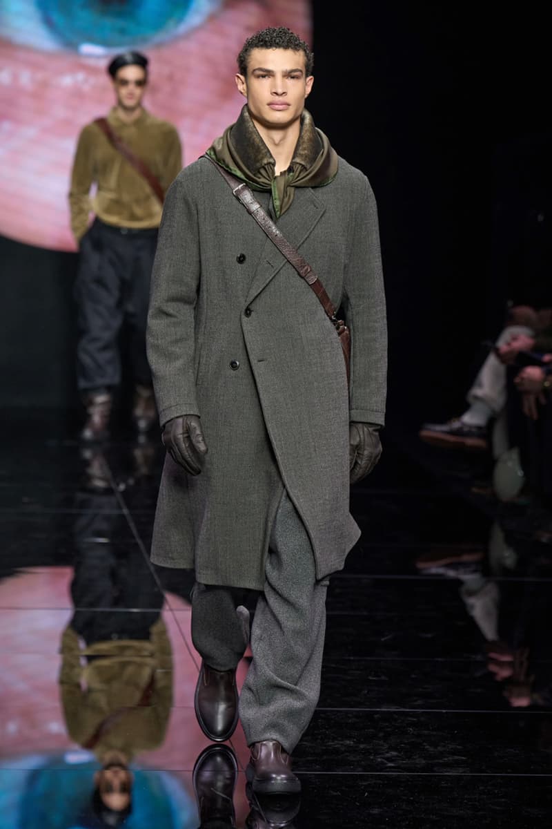 Giorgio Armani Fall/Winter 2024 Menswear Collection Milan Fashion Week Men's Runway Images