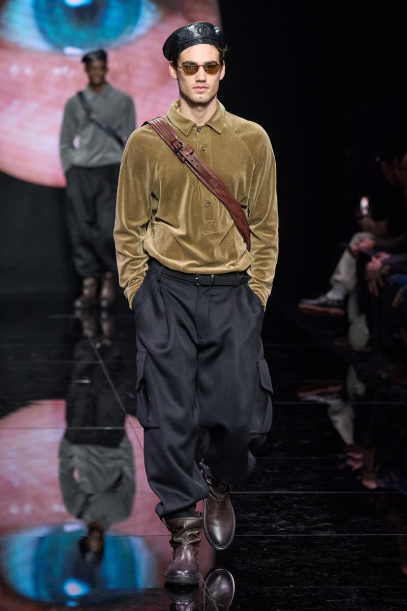 Giorgio Armani Fall/Winter 2024 Menswear Collection Milan Fashion Week Men's Runway Images